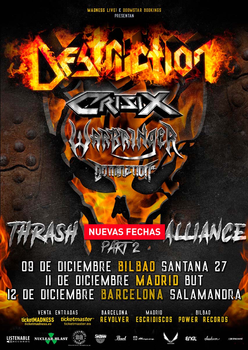 Destruction + Crisix + Warbringer + Domination