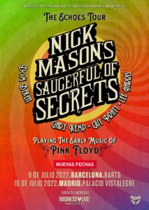 NICK MASON's Saucerful Of Secrets
