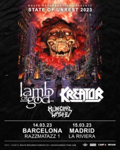 LAMB OF GOD + KREATOR